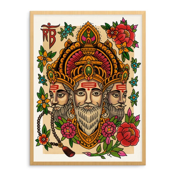 Brahma | Hinduism Self Love Series | Ronja Block | Tattoo Art Print