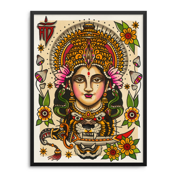 Durga | Hinduism Self Love Series | Ronja Block | Tattoo Art Print